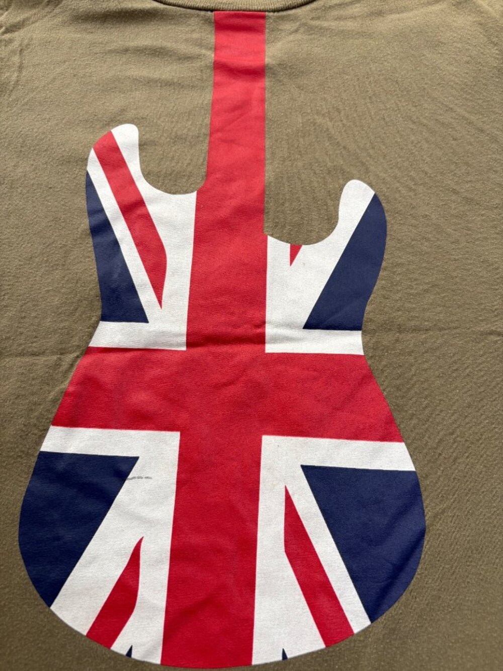 Mini Boden Kids T-Shirt with Union Jack Guitar Design Sz 7-8Y Cotton - Picture 3 of 7
